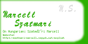 marcell szatmari business card